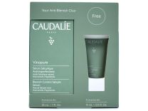 Caudalie Vinopure Gift Set Includes Blemish Control Salicylic Serum 30ml & Moisturizing Mattifying Fluid 15ml