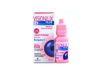 Novax Pharma Visionlux Plus Οφθαλμικές Σταγόνες με Υαλουρονικό Οξύ για Ξηροφθαλμία 10ml