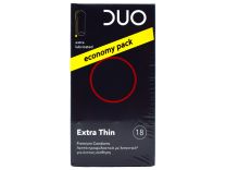 Duo Extra Thin Economy Pack 18 προφυλακτικά