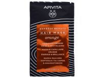 Apivita Express Beauty Μάσκα Μαλλιών για Λάμψη & Αναζωογόνηση  με Πορτοκάλι 20ml