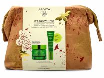 Apivita IT'S GLOW TIME! Bee Radiant Day Gel-Cream Rich Texture 50ml & Bee Radiant Eye Cream 15ml