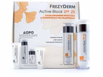 Frezyderm Active Block SPF25 50ml & Night Force A+E Cream 10ml & Eye Balm 5ml