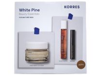 Korres Face White Pine Skin Care Set Λευκή Πεύκη Αναπλήρωση Όγκου Κρέμα Ημέρας 40ml & Γυναικείο Άρωμα Cashmere Kumquat 10ml & Volcanic Minerals Mascara Drama Volume 4 mL