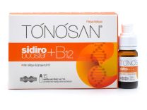 Uni-Pharma Tonosan Sidiro Booster + B12  Βατόμουρο 15 x 7ml