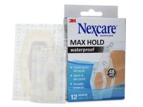 3M Nexcare Max Hold Waterproof Αδιάβροχα Αυτοκόλλητα Επιθέματα 12 τμχ