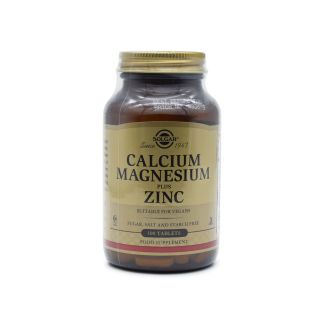 Solgar Calcium Magnesium Plus Zinc 100 ταμπλέτες