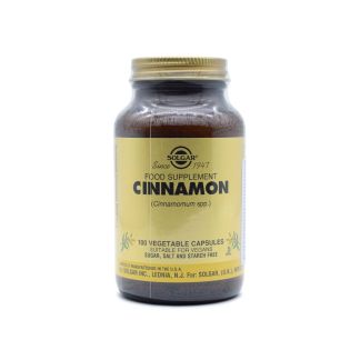  Solgar Cinnamon 500mg 100 φυτικές κάψουλες