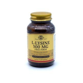 Solgar L-Lysine 500mg 50 vegetable caps
