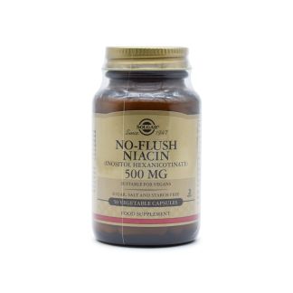 Solgar No-Flush Niacin 500mg 50 vegetable caps