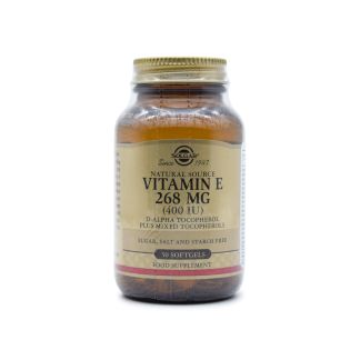 Solgar Vitamin E 268mg 400iu 50 softgels