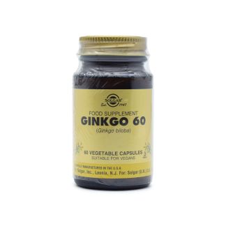 Solgar Ginkgo 60 (Ginkgo Biloba) 60 vegetable caps