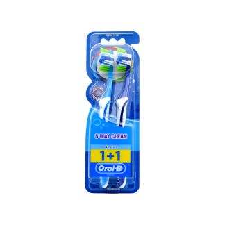 Oral-B Complete 5 Way Clean 40 Medium Μπλε - Γαλάζιο 1+1 3014260020422