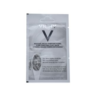  Vichy Pore Purifying Clay Mask Μάσκα Αργίλου για Καθαρισμό Προσώπου 2x6ml
