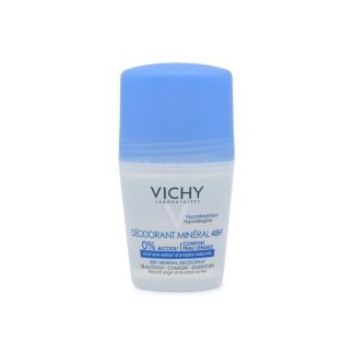  Vichy Deodorante Mineral 48h Roll-On Αποσμητικό Χωρίς Άλατα Αλουμινίου 50ml