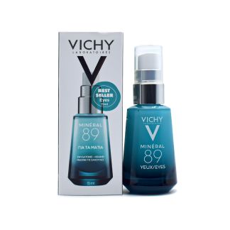 Vichy Mineral 89 Eyes Ενυδατική Κρέμα Ματιών για Λαμπερό Βλέμμα 15ml