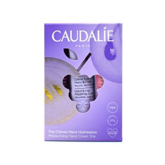 Caudalie Hand & Nail Repairing Cream Set The Des Vignes 30ml & Vinotherapist 30ml & Rose De Vigne 30ml
