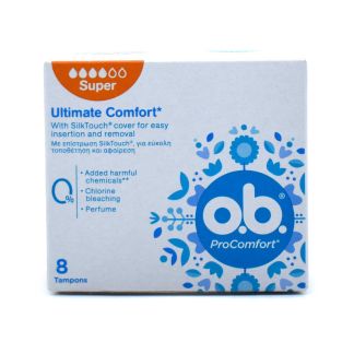 o.b. ProComfort Super Ultimate Comfort 8 Tampons