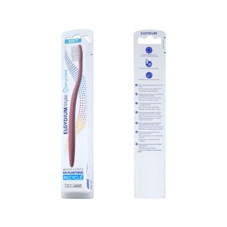 Elgydium Style Recycled Soft Pink 1 toothbrush 3577056025754