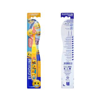 Elgydium Toothbrush Junior 7-12 years Emoji Orange Soft 1 pcs