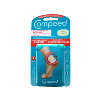 Compeed Blister Extreme Plasters for Heels Medium 5 pcs 80163