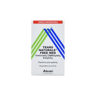 Alcon Tears Naturale Free Med Οφθαλμικές Σταγόνες για Ξηροφθαλμία 30 x 0.4ml
