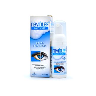 Novax Pharma Naviblef Daily Care Eyelid Foam Οφθαλμικός Αφρός Καθαρισμού 50ml