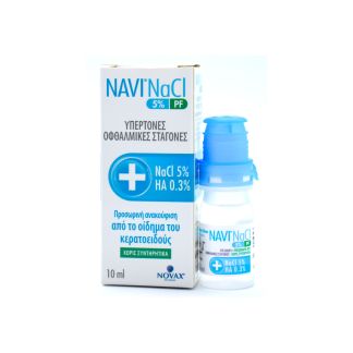 Novax Pharma Navi NaCl Hypertonic Eye Drops 10ml