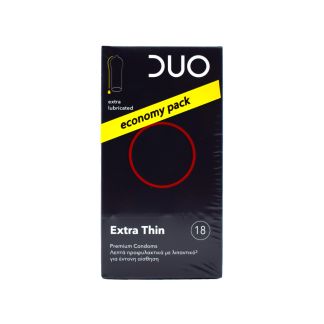 Duo Extra Thin Economy Pack 18 condoms