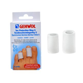 Gehwol Toe Protection Ring G Προστατευτικός Δακτύλιος Δακτύλων Medium 2 τμχ