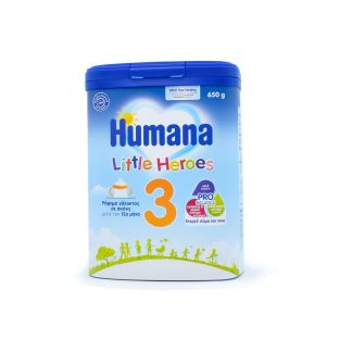 Humana 3 Optimum Little Heroes 12m+ Γάλα σε Σκόνη 650g