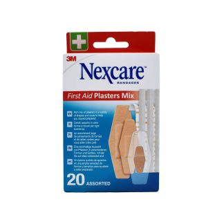3M Nexcare Bandages First Aid Plasters Mix 20 plasters