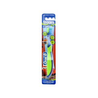 Oral-B Toothbrush Stages 3 Cars 5 -7 years Green - Blue 5010622010795