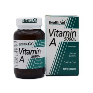 Health Aid Vitamin A 5000iu 100 caps