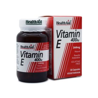 Health Aid Vitamin E 400IU 30 vege.caps