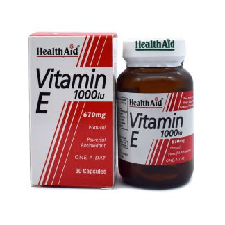 Health Aid Vitamin Ε 1000iu  30 κάψουλες
