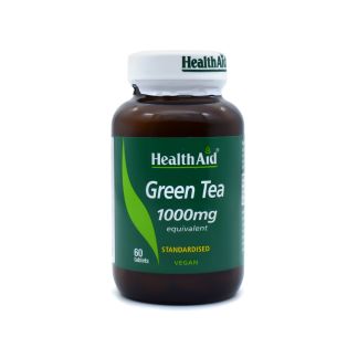 Health Aid Green Tea 1000mg 60 ταμπλέτες