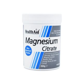 Health Aid Magnesium Citrate Powder 200gr