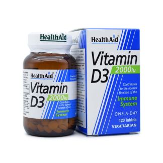 Health Aid Vitamin D3 2000iu 120 tabs