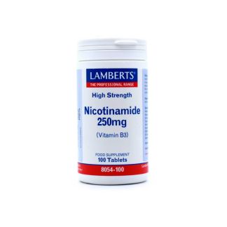 Lamberts Nicotinamide Vitamin B3 250mg 100 ταμπλέτες