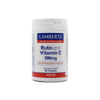 Lamberts Rutin And Vitamin C 500mg Plus Bioflavonoids And Hesperidin 90 tabs