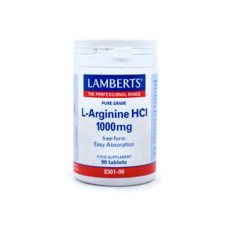 Lamberts L-Arginine HCI 1000mg 90 tabs