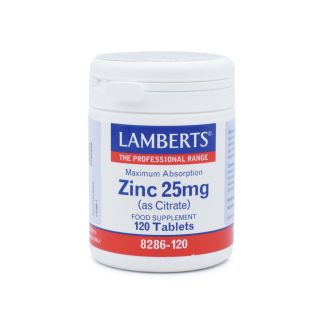 Lamberts Zinc 25mg (Citrate) 120 tabs