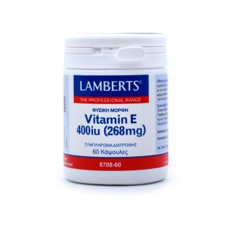Lamberts Vitamin E 400iu Natural Form 60 caps