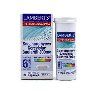 Lamberts Saccharomyces Cerevisiae Boulardii 300mg 30 κάψουλες