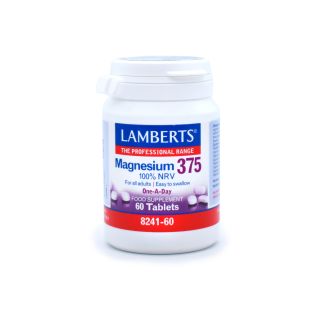 Lamberts Magnesium 375 100% NRV 60 tabs