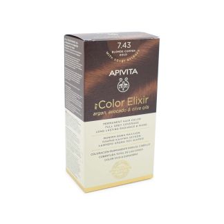 Apivita My Color Elixir 7.43 Blonde Copper Gold