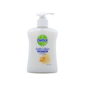 Dettol Liquid Hand Wash Αντηβακτηριδιακό Κρεμοσάπουνο Μέλι με Αντλία 250ml