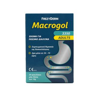 Frezyderm Macrogol 3350 Adults 20 sachets of 10 gr