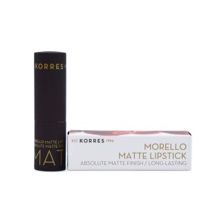 Korres Morello Matte Lipstick 55 Burgundy Leather 3.5gr
