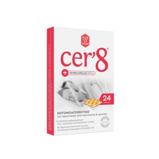 Vican Cer’8 Εντομοαπωθητικό Microcapsules Patch Ενηλίκων 24τμχ